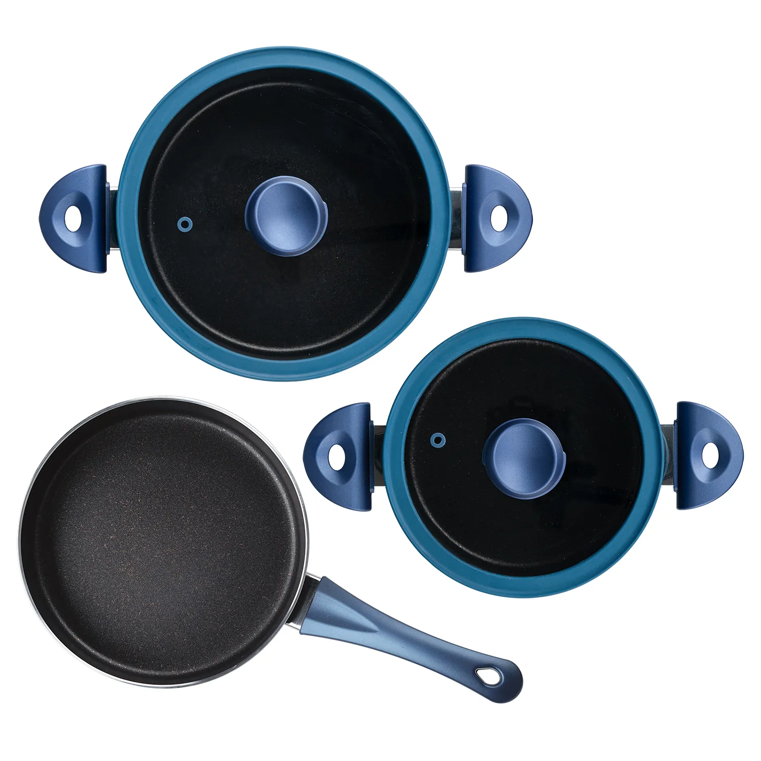 سرویس-قابلمه-و-تابه-۵-پارچه-تیارا-مدل-Selin-Blue